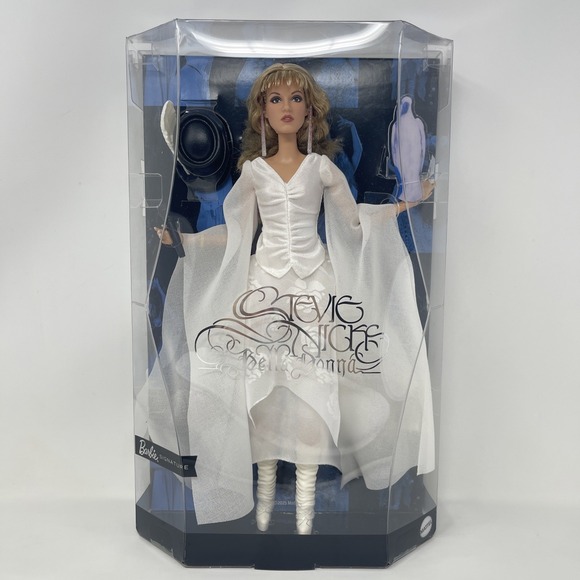 Mattel Other - 2025‎ Barbie Stevie Nicks Doll Bella Donna 1981 Lp White Dress Mattel Signature
